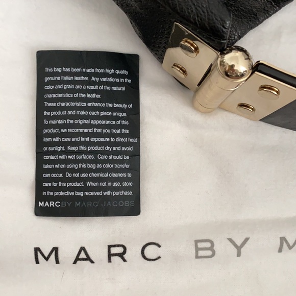 Marc by Marc jacobs perforated black leather hobo - Picture 10 of 12